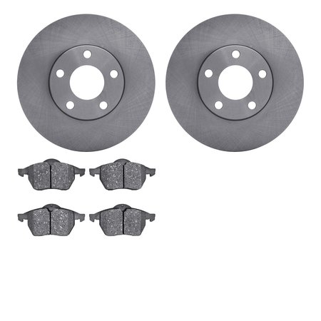 DYNAMIC FRICTION CO 6502-74206, Rotors with 5000 Advanced Brake Pads 6502-74206